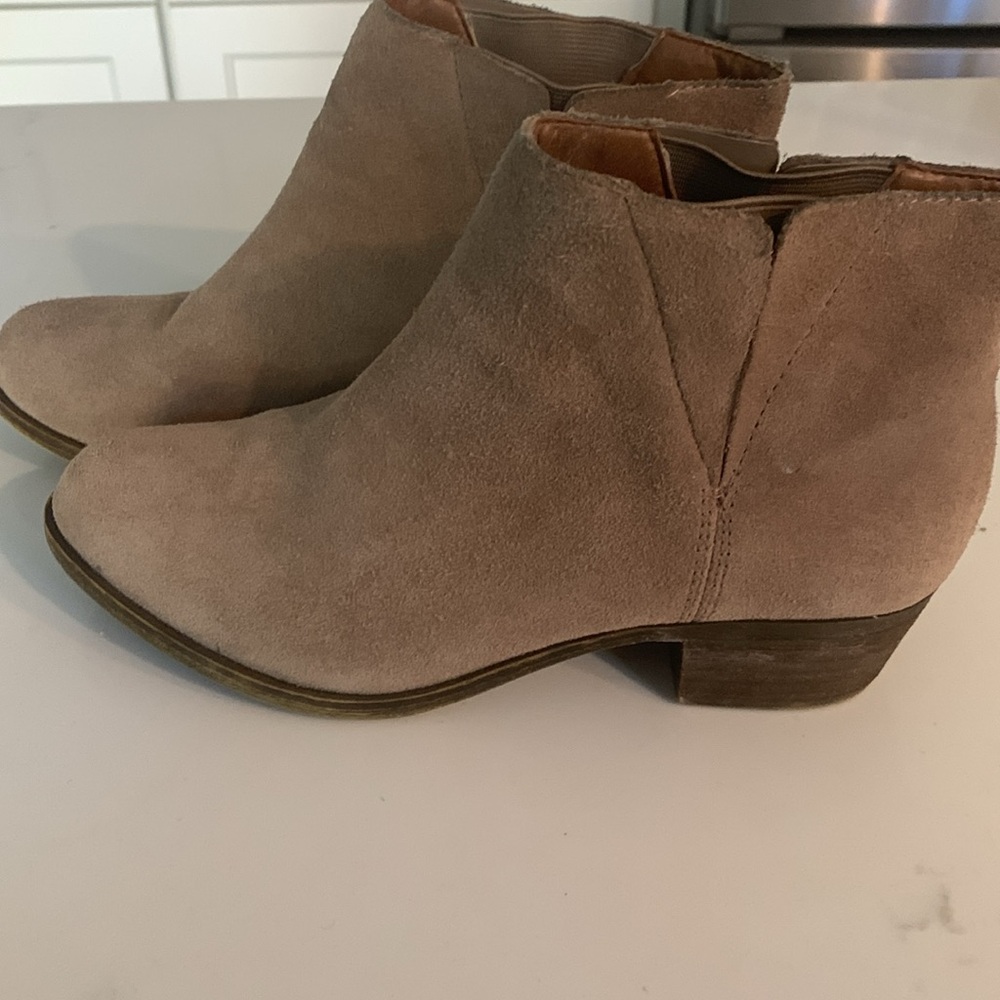 Lucky Brand Suede Booties